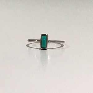 NWOT AEO Dainty & Delicate Turquoise & Silver Ring